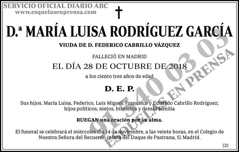María Luisa Rodríguez García